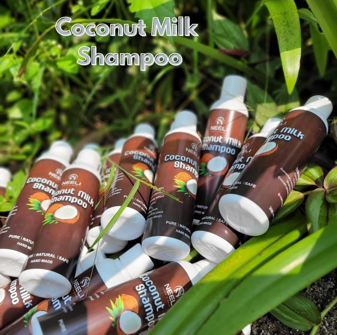 Coconut milk shampoo